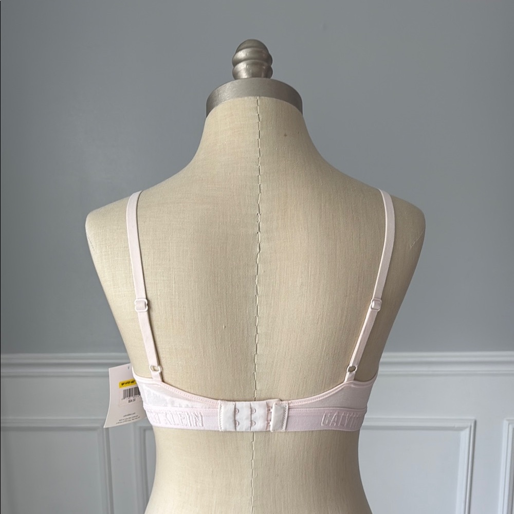Calvin Klein Light Pink Triangle Bralette - Picture 4 of 5